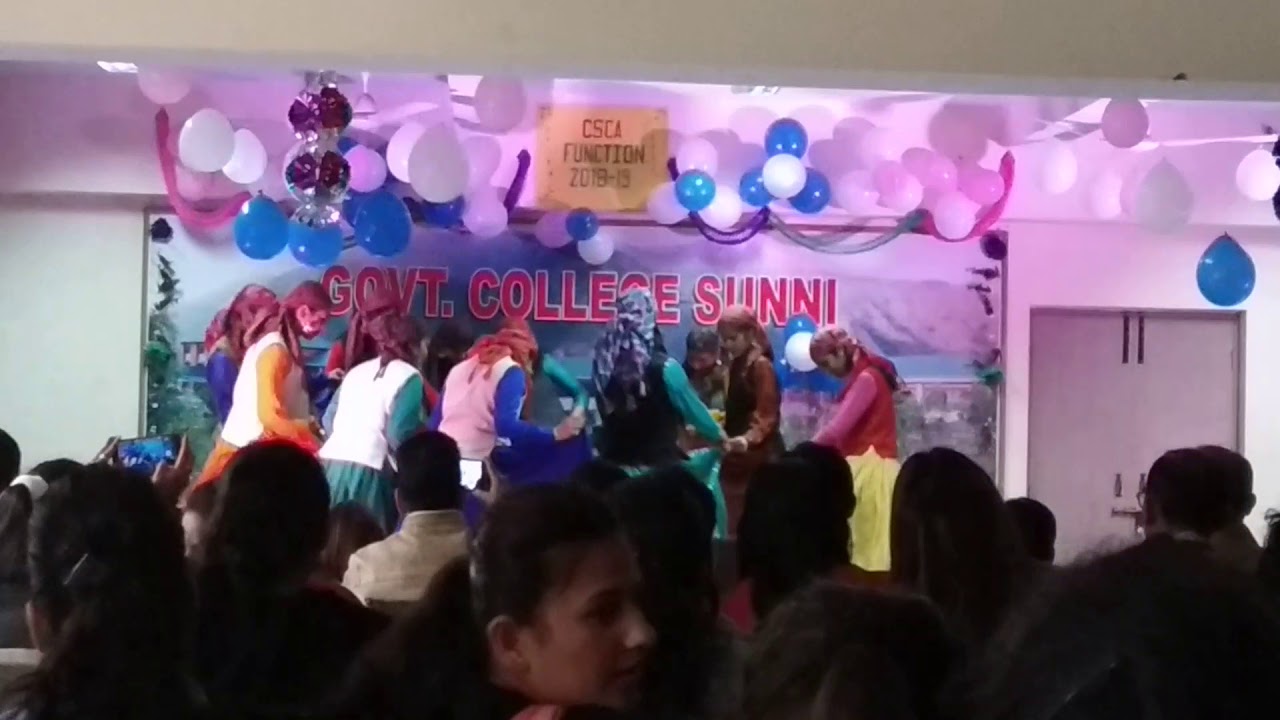 Nati dance| CSCA function| A.B.V.Govt.College Sunni