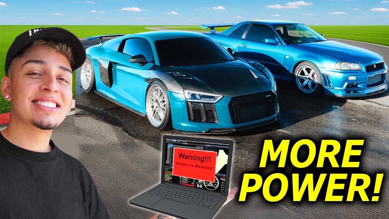 TIME TO MAKE MORE POWER ON THE TWIN TURBO R8!