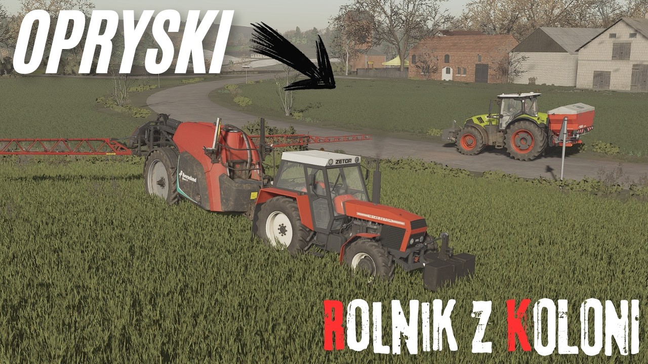 Rolnik Z Koloni #88 |😀testy opryskiwacza🤩rozsiewanie nawozów🤔