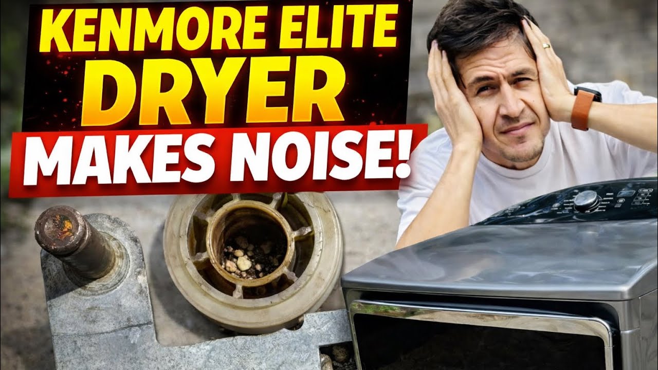 How to repair Kenmore elite Dryer Squeaking noise Repair Step-by-Step