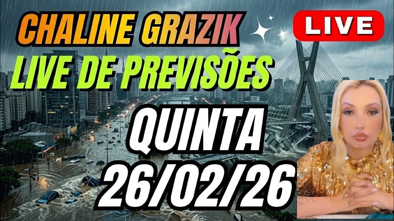 MEU DEUS! AVISO PARA MINAS GERAIS E SÃO PAULO+ NÃO IGNORE ESSE AVISO GENTE! PREVISÃO #CHALINEGRAZIK 