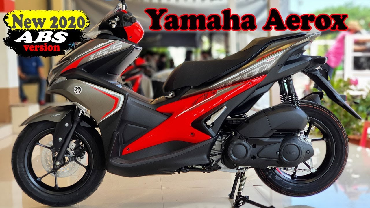 New 2020 Yamaha Aerox 155 ABS Version Gray-Red