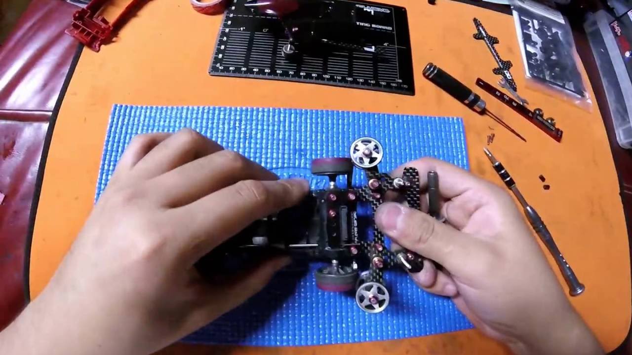 Усиление задней стойки Tamiya Mini 4wd Super FM