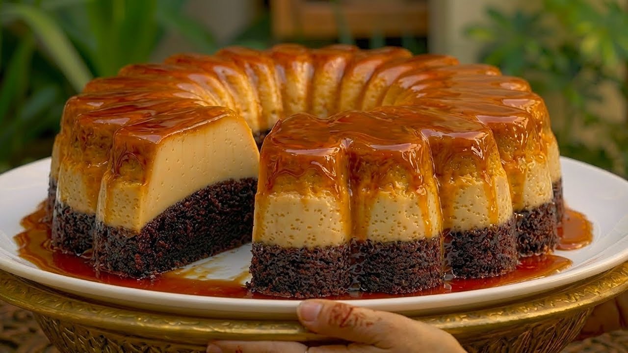 سجلي الوصفة أكيد تحتاجٍيها😋كيكة عبد القادر👌الكيك الترند👌قدرة قادر من ألذ وصفات كيك الكريم كراميل 🍮