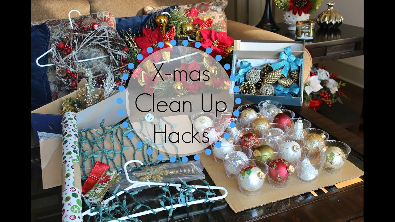 Christmas Clean-Up Hacks: 7 Tips For Storage (Ornaments, Lights, Ribbon, Wrapping Paper)