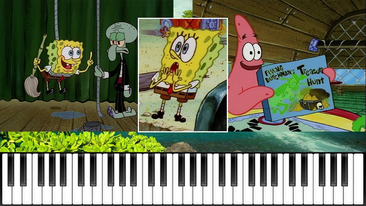 SpongeBob Music: Hawaiian Happiness (PIANO COVER)