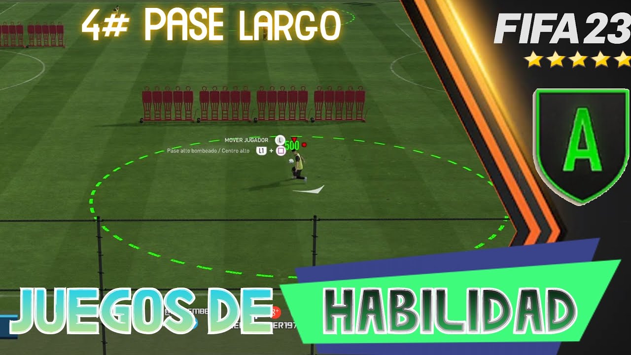 FIFA23 - JUEGOS DE HABILIDAD 4 - PASE LARGO / TOP 100 TRUCOS Y TIPS PARA SACAR SOBRESALIENTE