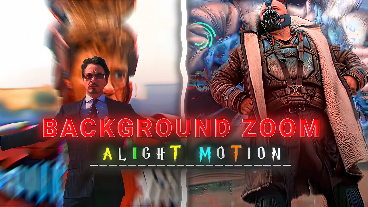 Glitch Background zoom 🤯 | Alight Motion (Free Preset)
