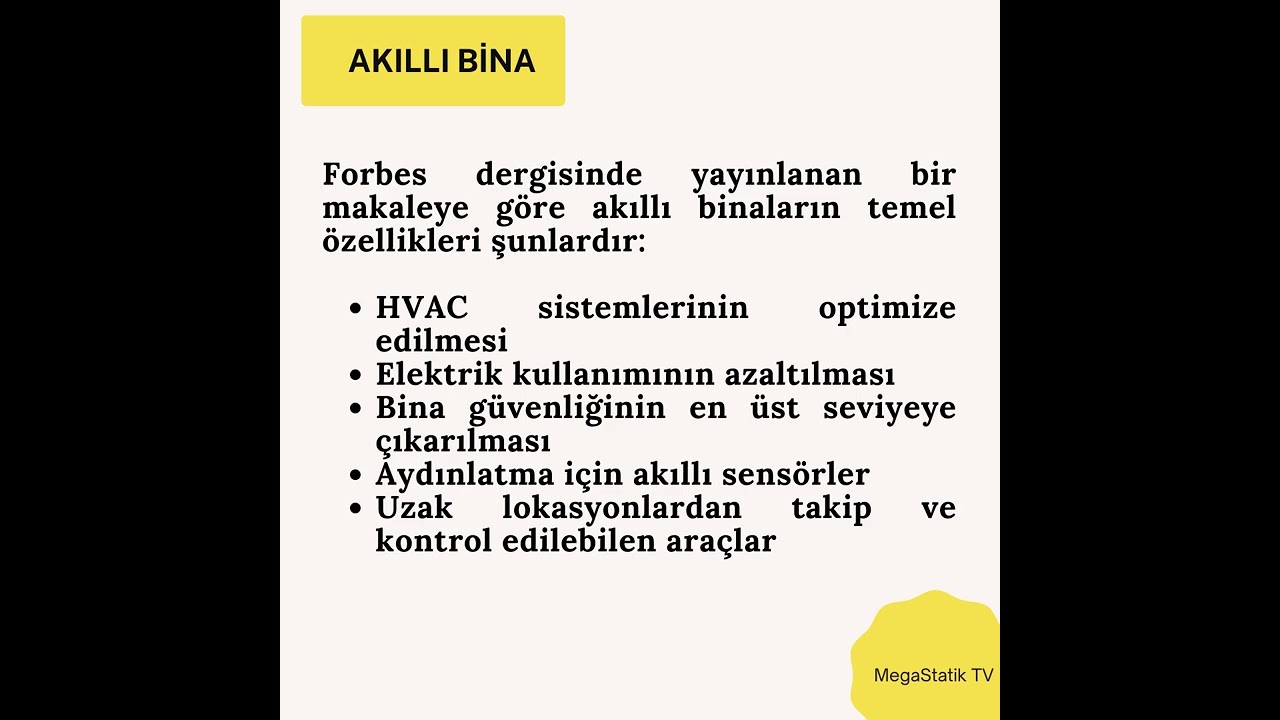 Akıllı Bina Teknolojileri