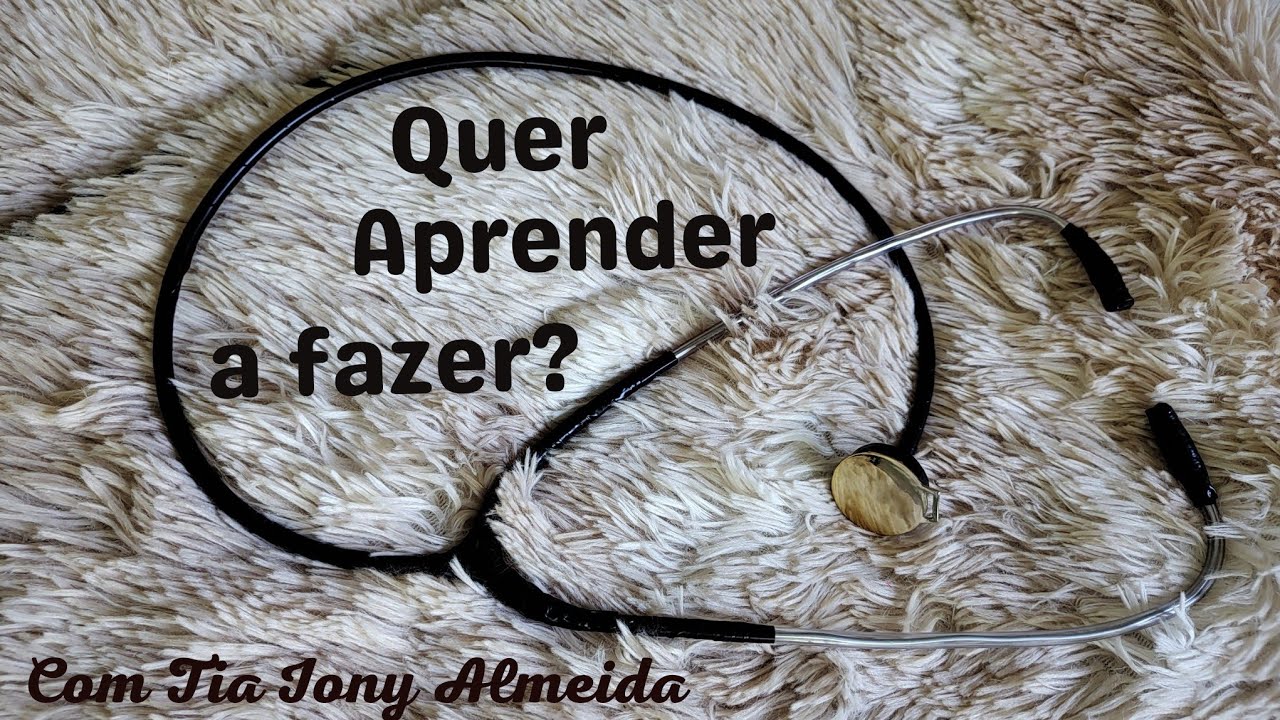 COMO FAZER UM ESTETOSCÓPIO 🩺
