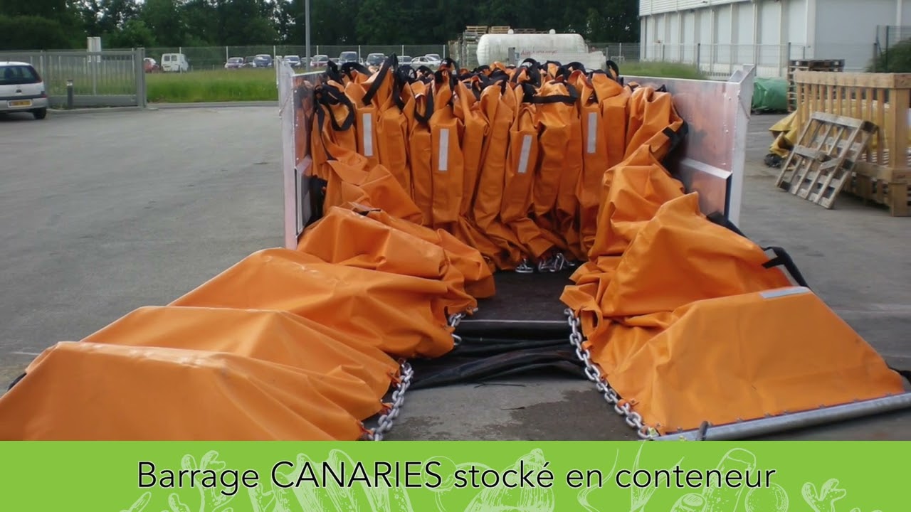 Les barrage flottant antipollution de la gamme RCY by BHD Environnement