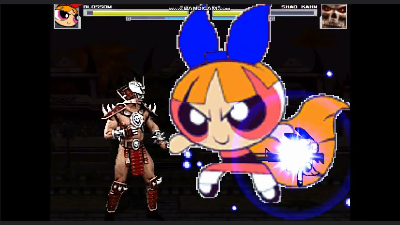 M.U.G.E.N: DG Blossom vs Kintaro & Shao Kahn