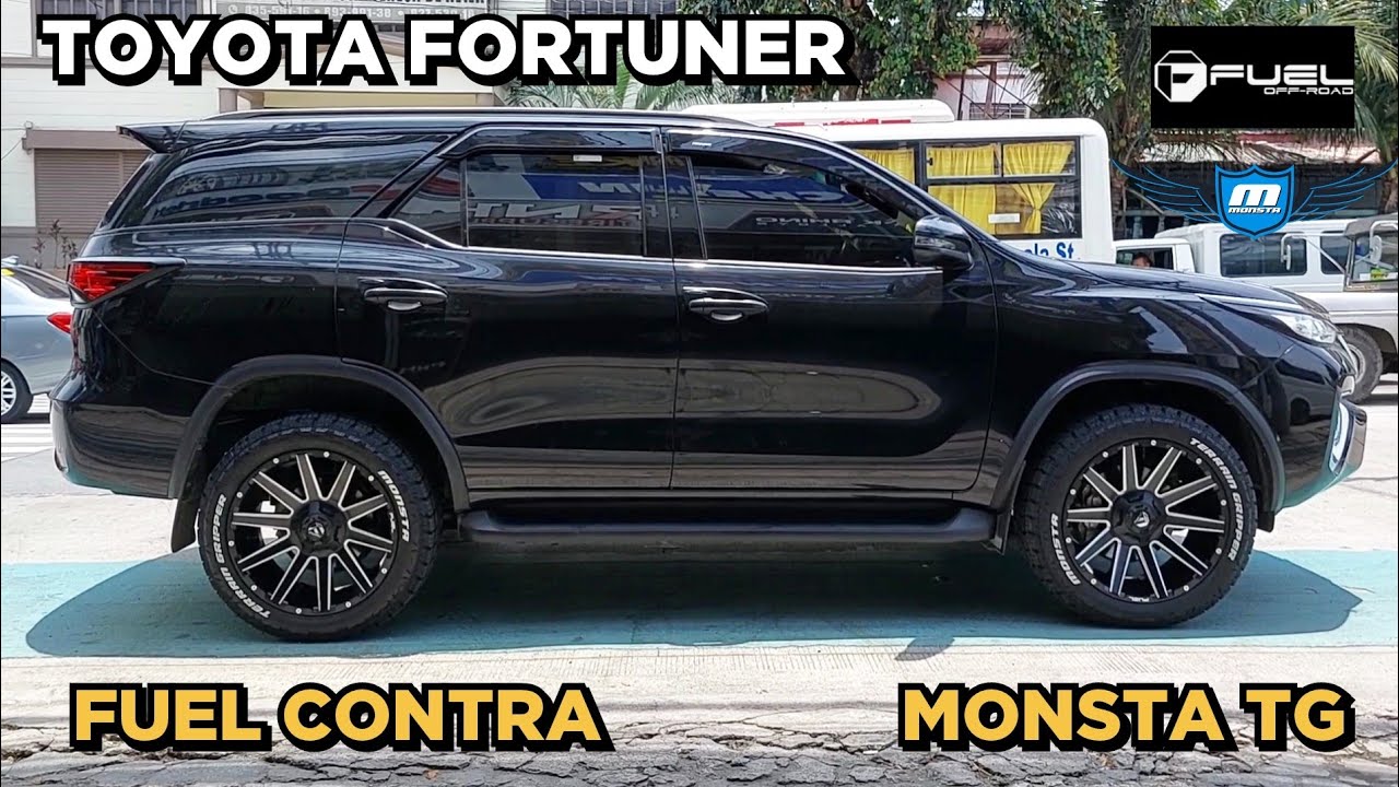 Fuel Contra 20" with Monsta Terrain Gripper 265x50 R20 on a Toyota Fortuner @ RNH Tire Supply