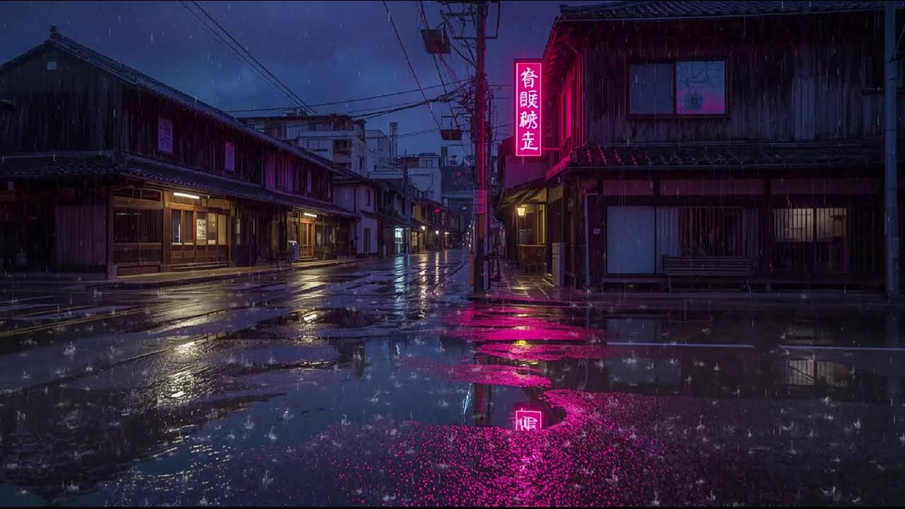 Rainy Night Lofi Mix 🌙 Calm Chillhop Beats to Relax, Study & Sleep #36