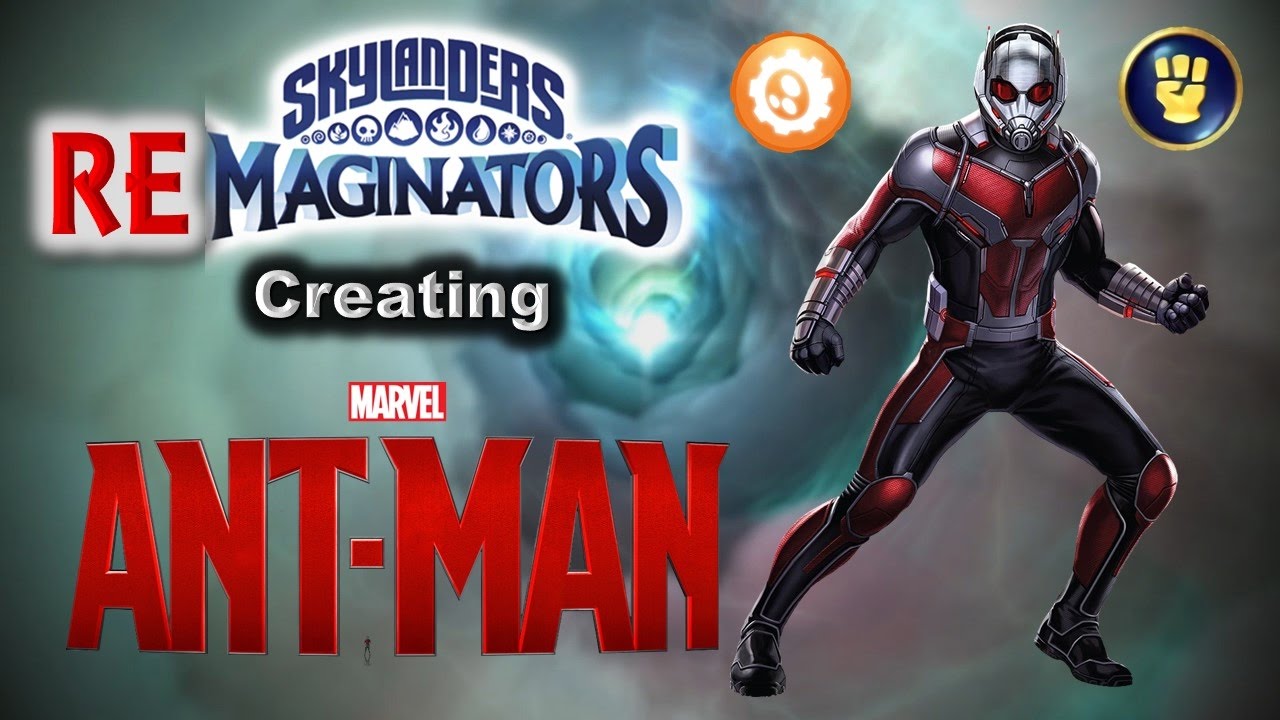 Skylanders RE-maginators - Creating ANTMAN from Marvel Comics in Skylanders Imaginators!