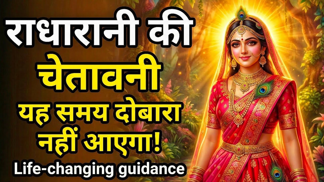 राधारानी की चेतावनी ⚠️ | यह समय वापस नहीं आएगा  Radharani-ka-ashirwad⁩  #radheradhe #maa
