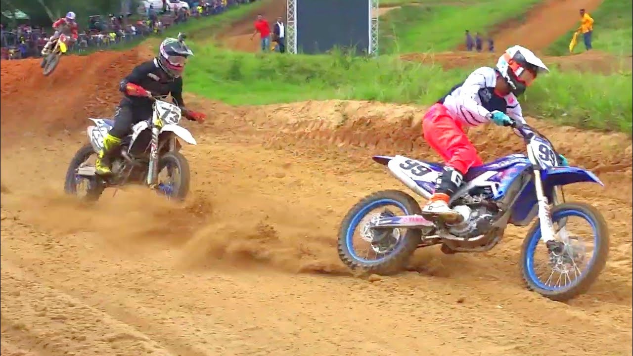 Motocross Invernal jarabacoa mx Park primera manga mx1 Hardy Muñoz, Franklin nogueras y manny mora.