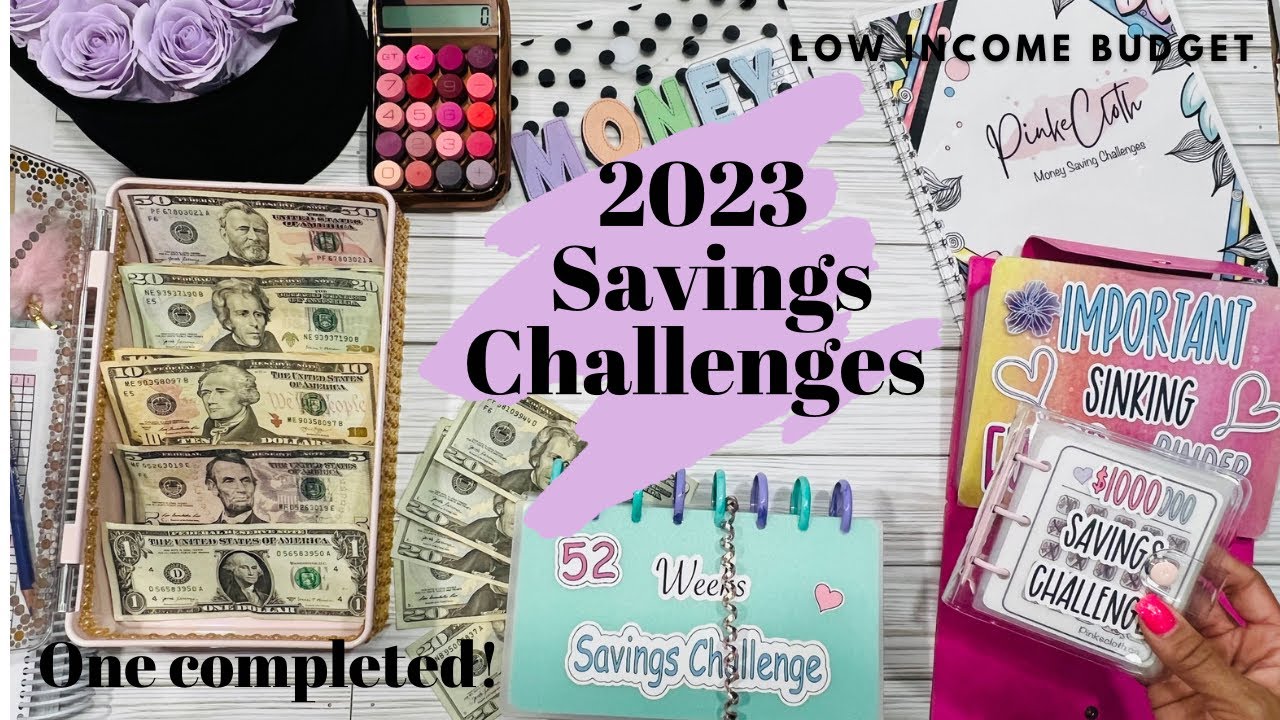 I DID IT! | ONE SAVINGS CHALLENGE COMPLETE | $1000 SAVINGS | 52 WEEKS |  2023 | LOW INCOME