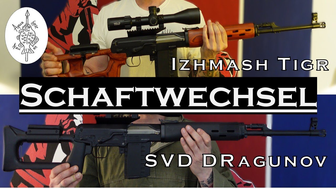 SVD Dragunov Izhmash Tigr in .308 Schaftwechsel