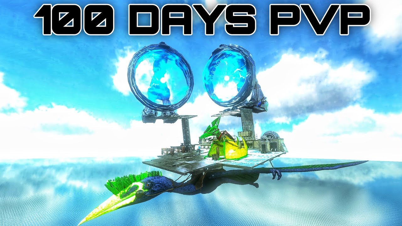 I Survived 100 Days Ark Mobile PvP Duo | 1-5