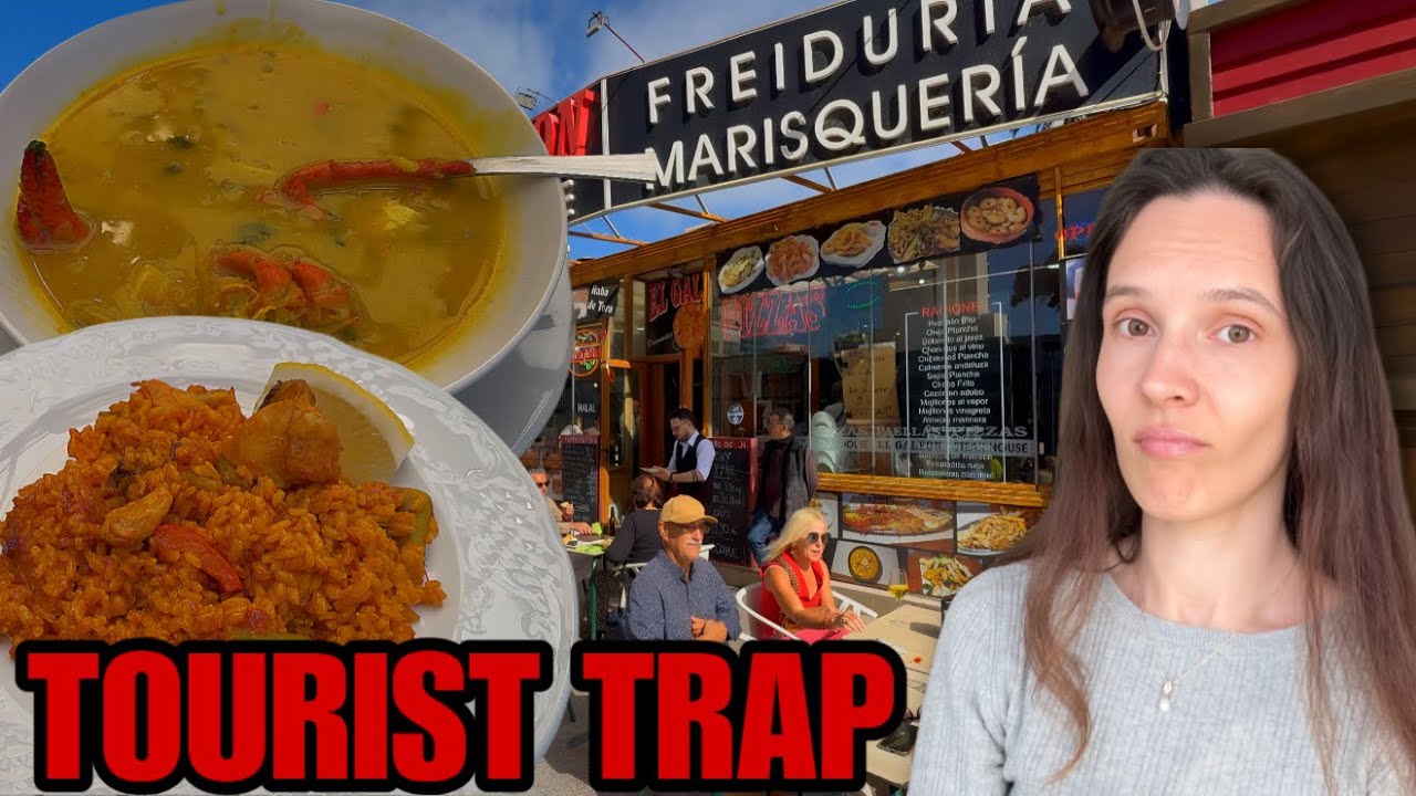 We tried a Tourist TRAP Restaurant in Benidorm?! 😳🥘