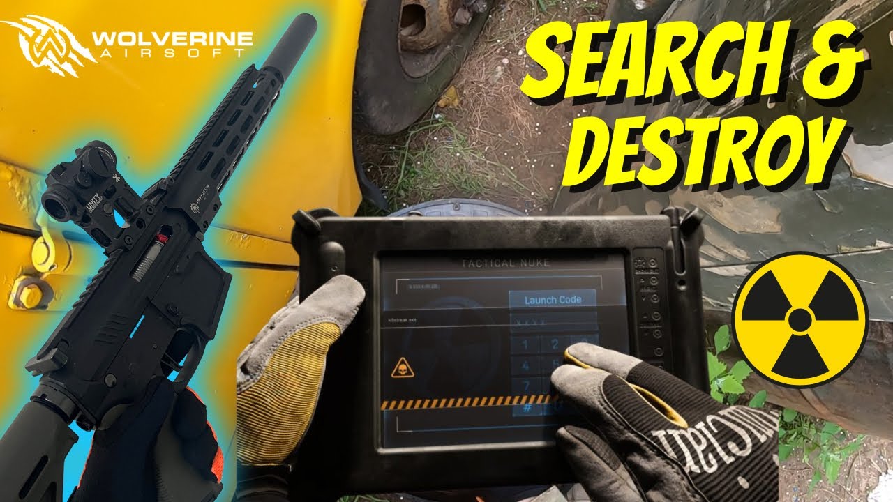The most STRESSFUL Airsoft Search & Destroy game EVER