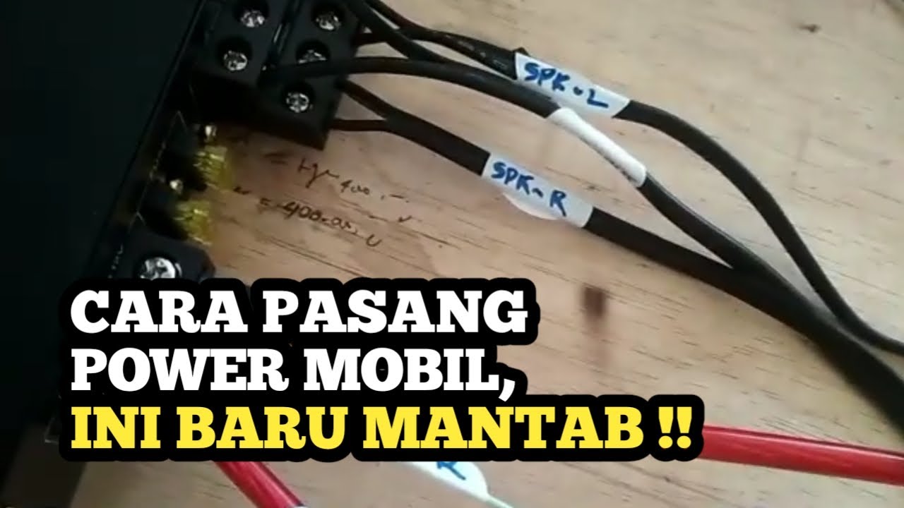 Cara Memasang Power Mobil 4 chanel yang Benar, Cara Setting Power mobil, Fungsi HPF LPF