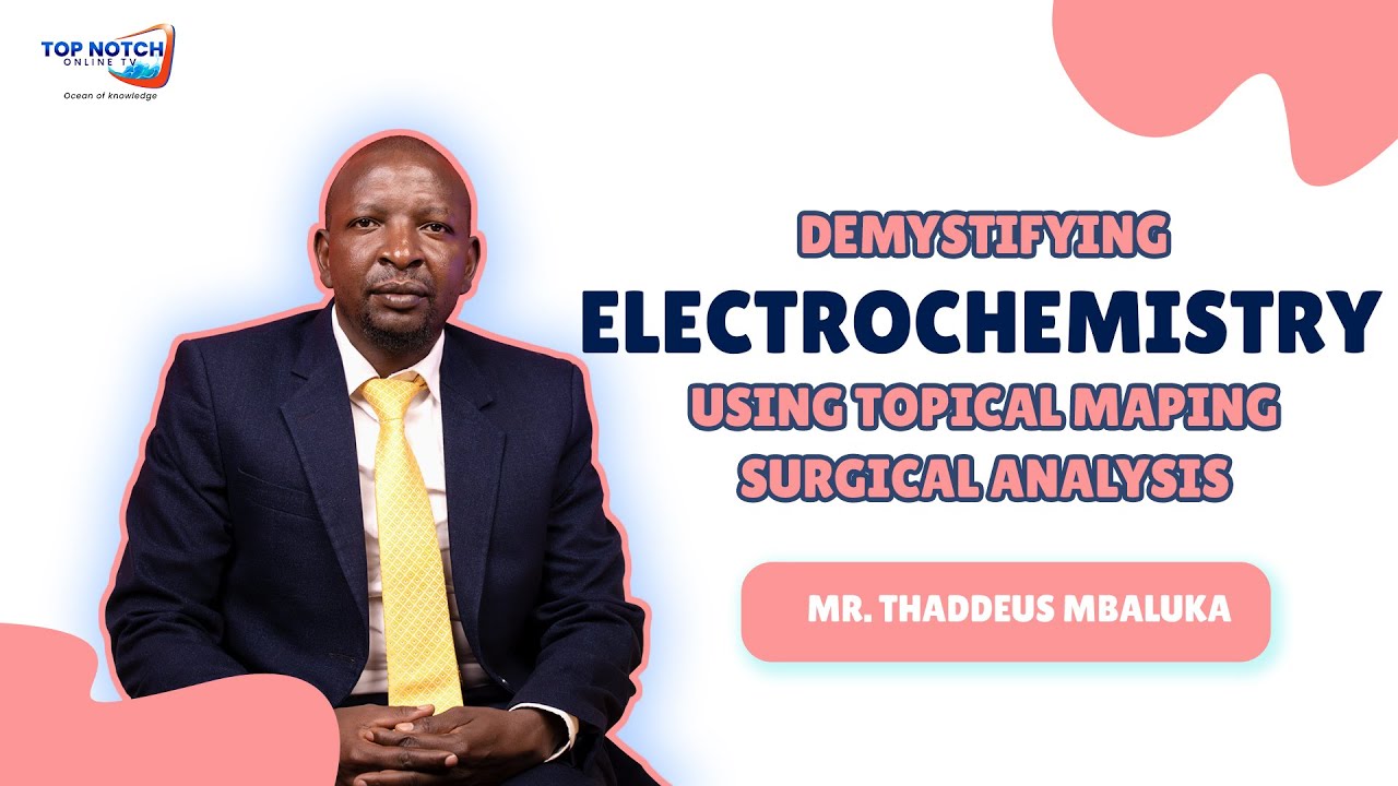 Unpacking and demystifying electrochemistry using topical mapping surgical analysis