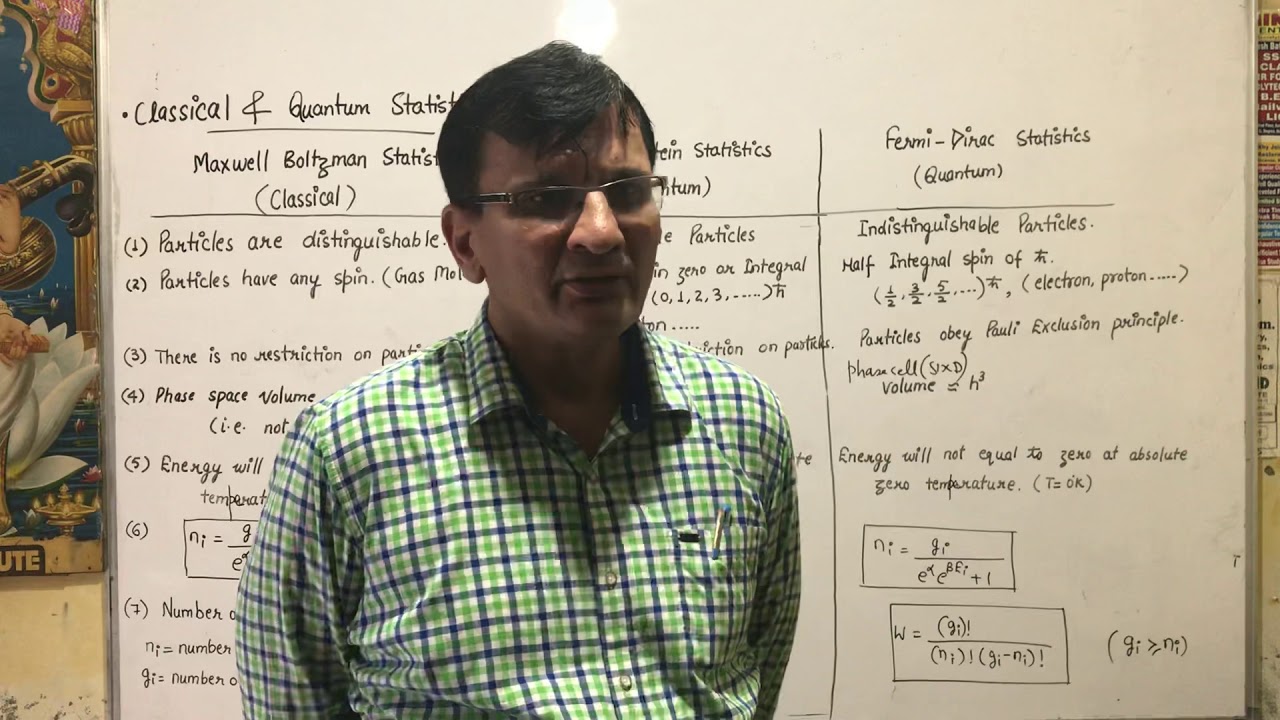 Classical And Quantum Statistics