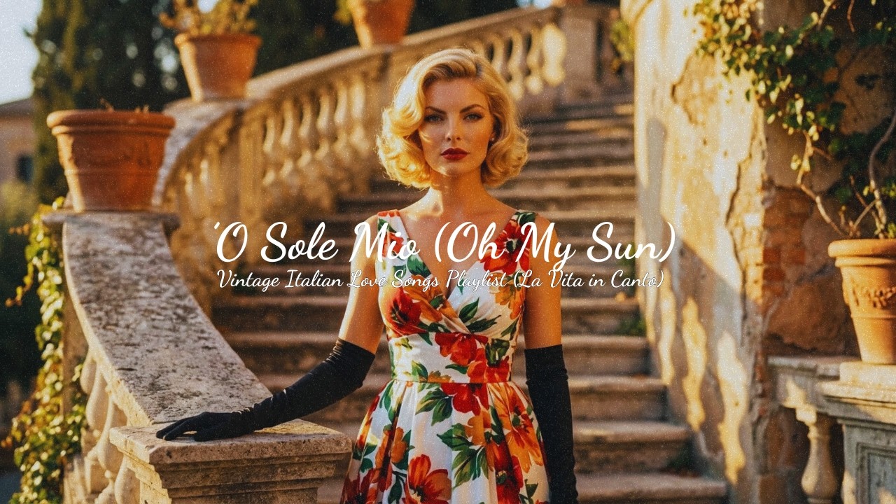 ’O Sole Mio (Oh My Sun) 🎞️ Vintage Italian Love Songs Playlist (La Vita in Canto)