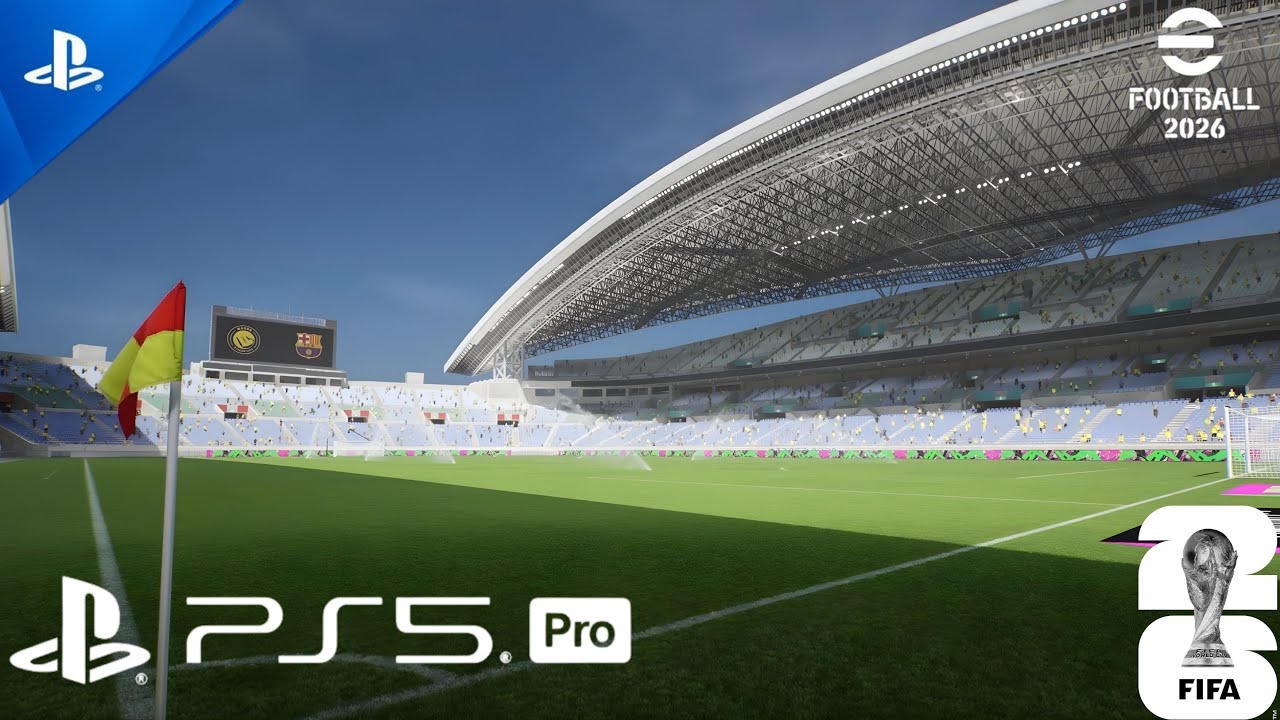 eFootball 2026 (PS5 PRO) | AL-Nassr FC VS Barcelona - Updated Gameplay | 4K 60FPS