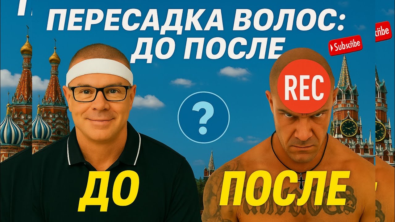 Пересадка волос в Москве: Удивительный результат за 6 месяцев (по месяцам)