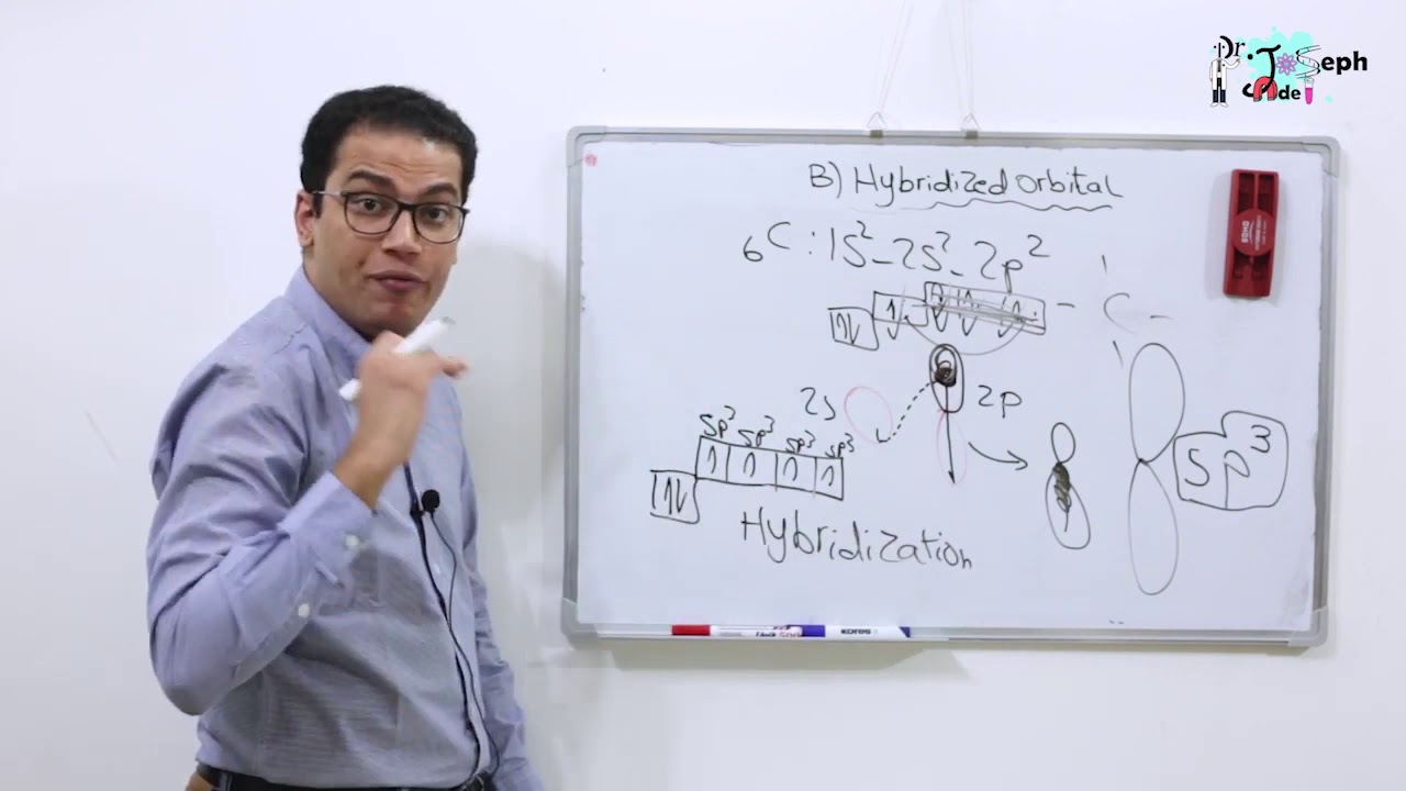 Chemistry - Second Secondary - Chemical Bonds (Part 5) Hybridization INTRO  | دكتور جوزيف عادل