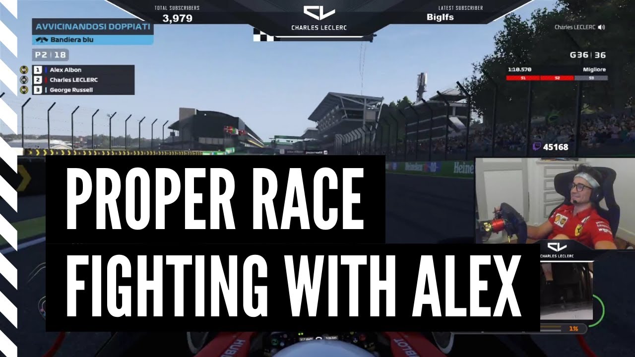 OFFICIAL F1 RACE BRAZIL - Charles Leclerc Full Twitch Stream