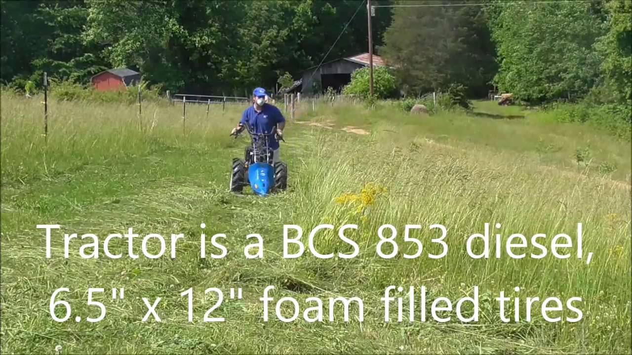BCS dual action/duplex sickle bar cutting for Hay