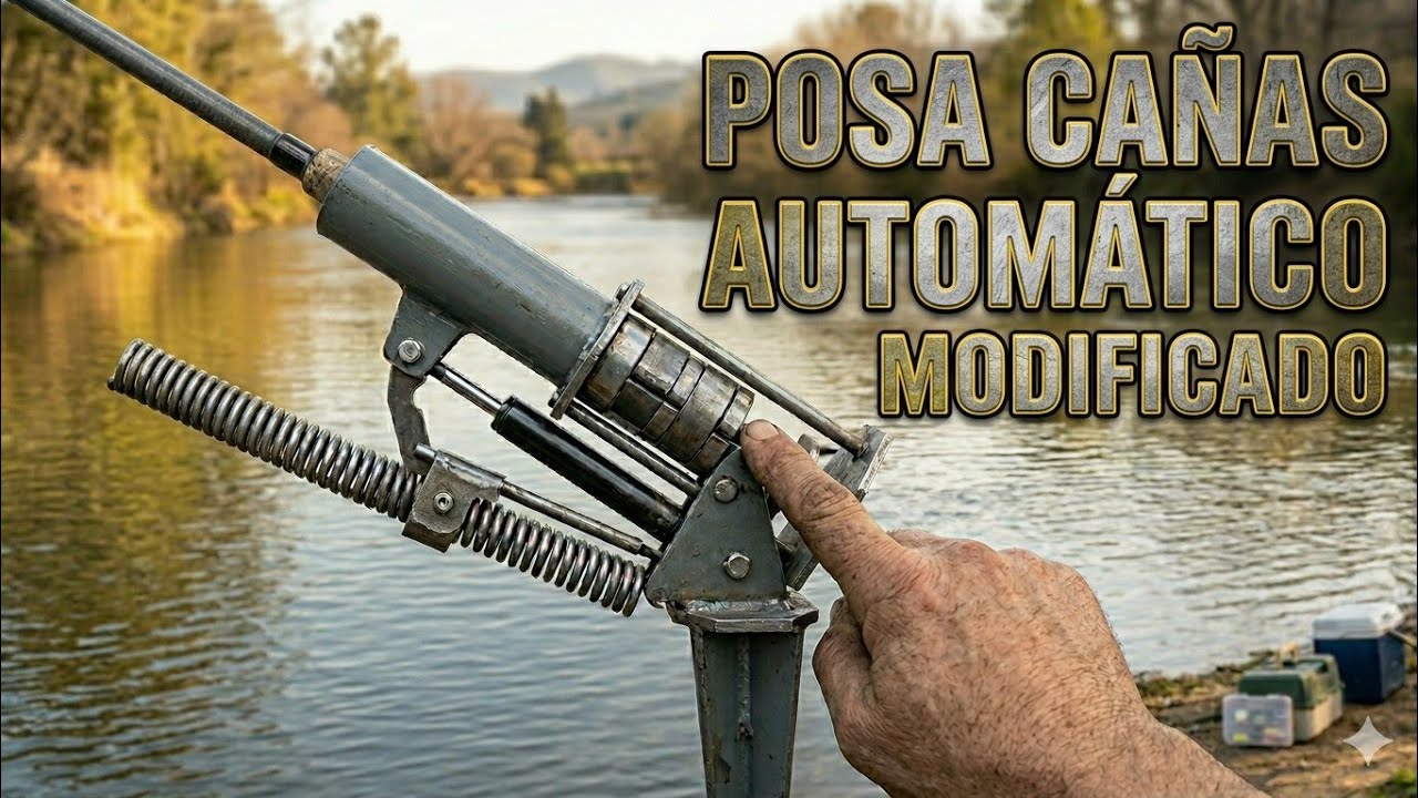 DIY POSA CAÑAS automático MODIFICADO
