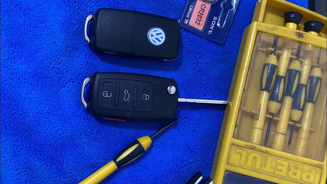 “Hazlo tú mismo” Cambio de pila para control de llave VW 2000 a 2010 para Jetta A4, beetle, polo,etc