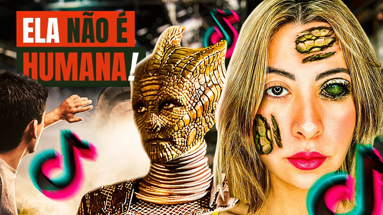 A TIKTOKER QUE DIZ SER UMA REPTILIANA