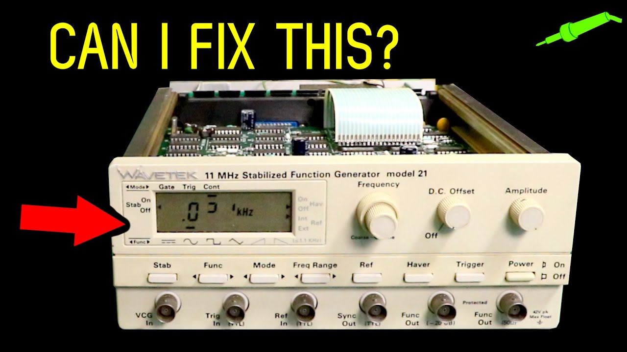 🔴 Wavetek Model 21 - Function Generator Repair - No.1164