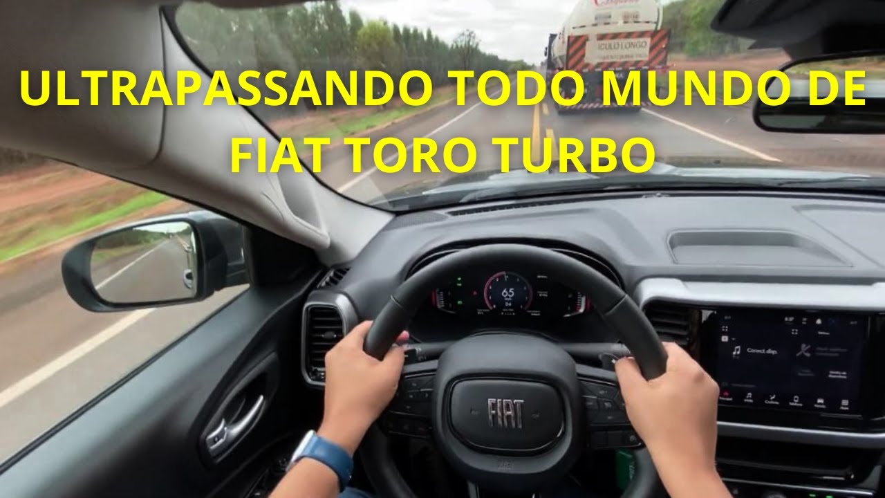ULTRAPASSANDO TODO MUNDO DE FIAT TORO FREEDOM 1.3 TURBO 2023 NA ESTRADA 🔥🔥🚀🚀🚀