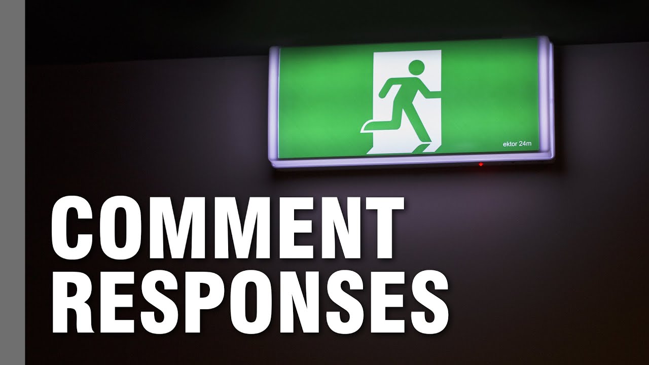 Exit Sign: Comment Responses | ARTiculations