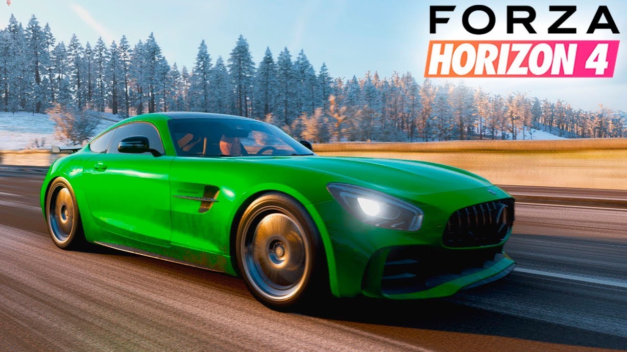Coche en UNA ISLA y Mercedes Benz AMG GT-R | BraxXter