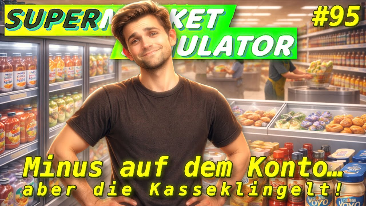 Minus auf dem Konto… aber die Kasse klingelt! 💸 | Supermarket Simulator #95