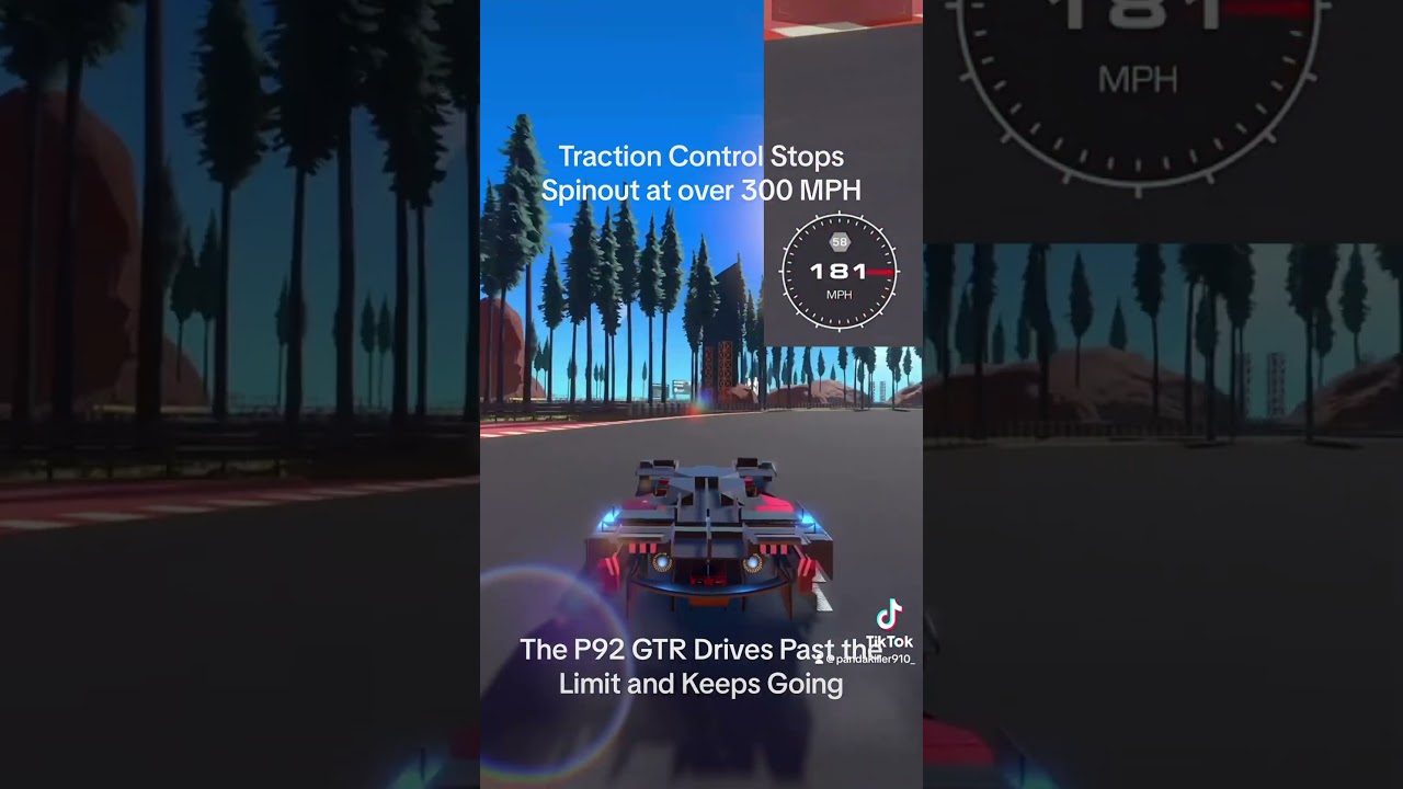 Traction Control Logic Saves a potential 300 MPH Crash on Trailmakers GrandPrix 