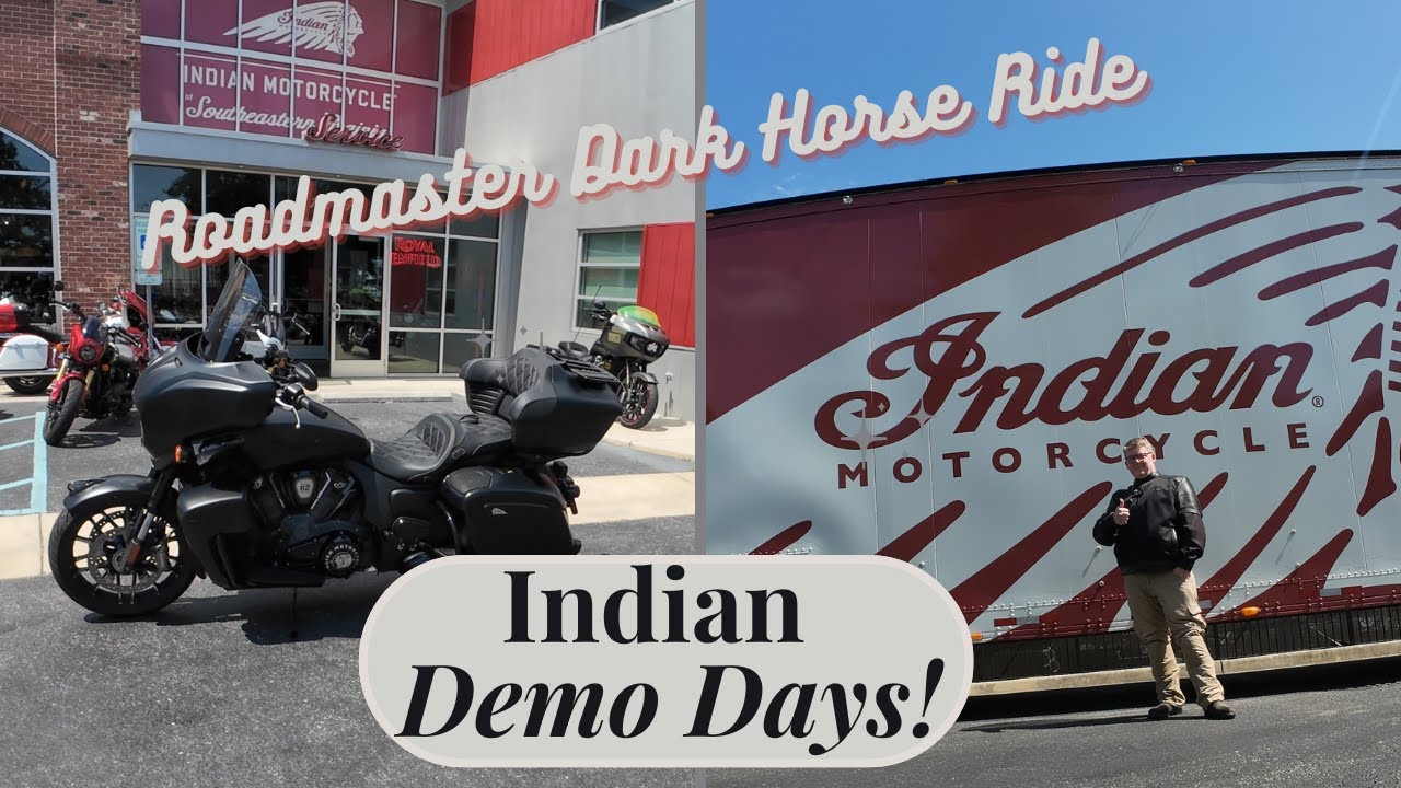Indian Motorcycle Demo Days 2025 Part 5. Riding The Indian Roadmaster Dark Horse PowerPlus