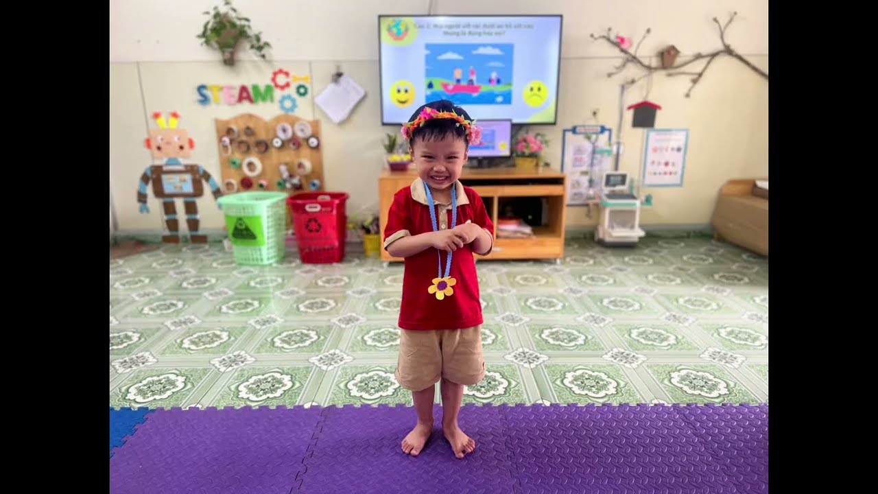 Các bé 3C5 vui ngày hội môi trường