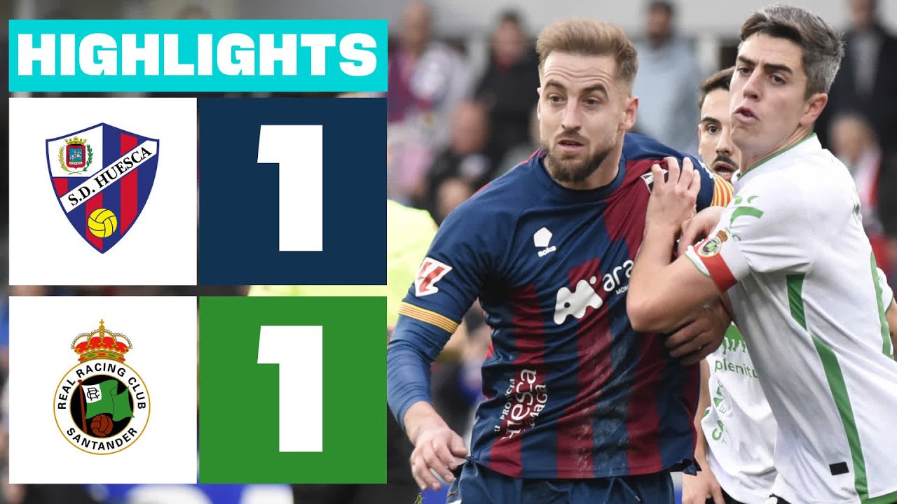 SD HUESCA 1 - 1 R. RACING CLUB | RESUMEN LALIGA HYPERMOTION