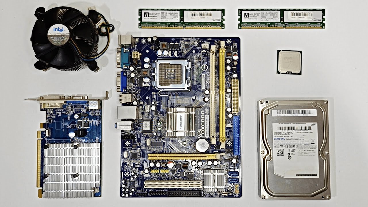 Pentium E6600 + ATi HD2400 PRO Retro PC Build! | Test in 10 Games #26