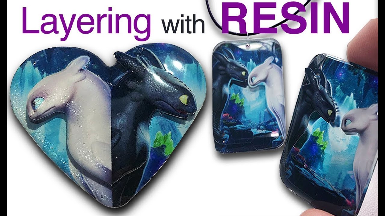 Layering with Resin Tutorial - Casting, Doming - Dragons Jewelry and more