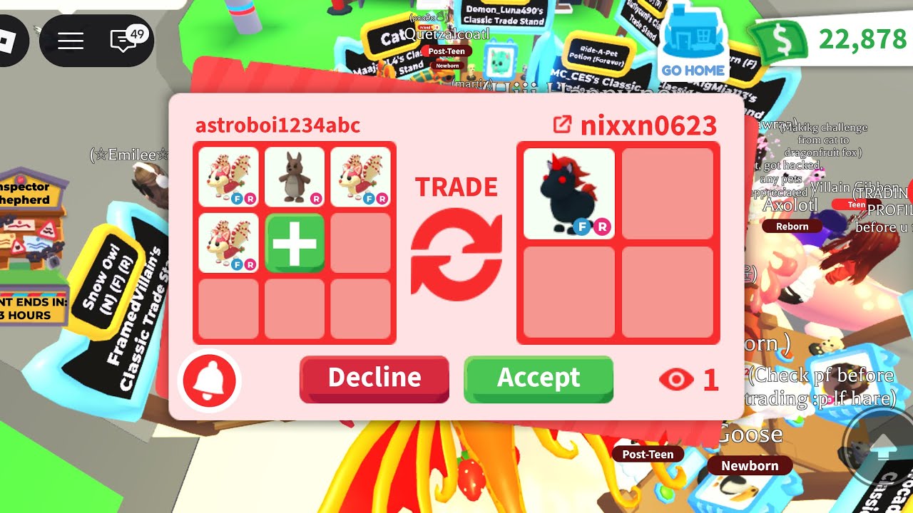 TRADING FOR EVIL UNICORN!!! :)))